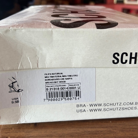 NIB Schutz Filipa Natural Heels 9.5 - Picture 6 of 8